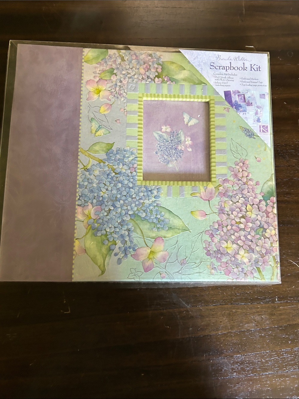 Brenda Walton Floral Scrapbook Kit - Pastel Hydrangea Design